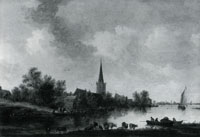 Jan van Goyen A River Landscape