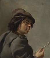 Jan van Bijlert A Smoker