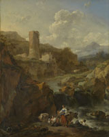 Nicolaes Berchem Italian Landscape