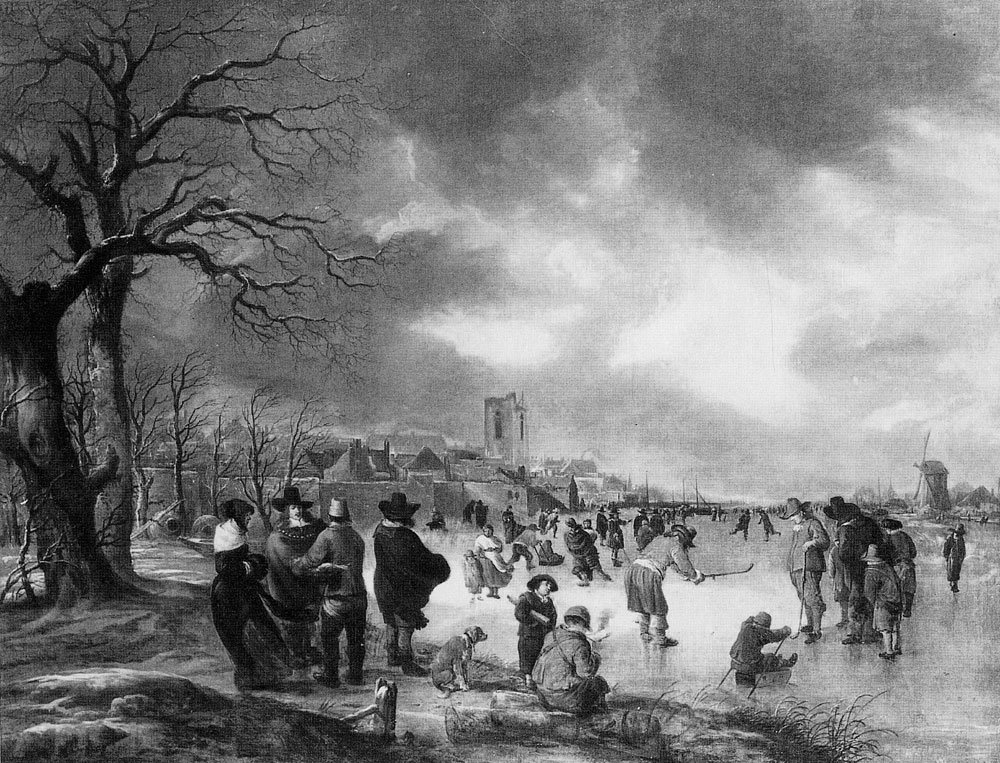 Aert van der Neer - Winter Scene on Ice