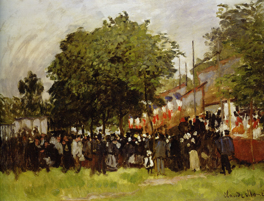 Claude Monet - Fête at Argenteuil