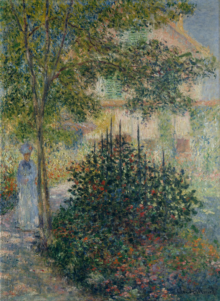 Claude Monet - Camille Monet in the Garden at Argenteuil