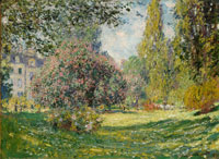 Claude Monet Landscape: The Parc Monceau