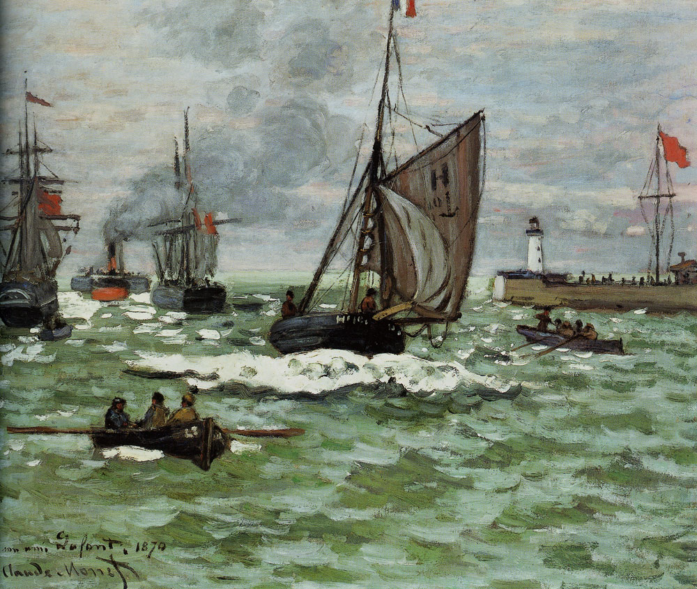 Claude Monet - The Entrance to the Port of Le Havre