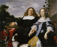 Bartholomeus van der Helst Portrait of Jan Jacobsz. Hinlopen and Lucia Wijbrants