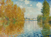 Claude Monet Autumn Effect at Argenteuil