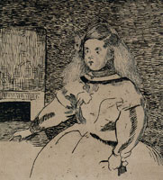 Edouard Manet Infanta Margarita, after Velazquez