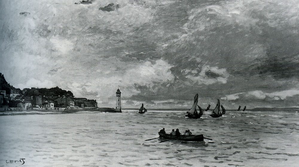 Claude Monet - The Lighthouse at Honfleur