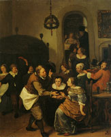Jan Steen The Wedding Party