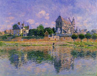 Claude Monet View of the Church at Vernon
