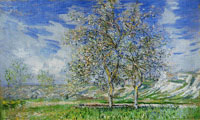 Claude Monet Pear Trees in Blossom