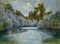 Claude Monet View of the River Yerres