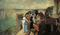 Edgar Degas Semiramis Building Babylon