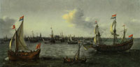 Hendrick Cornelisz: Vroom Ships near Amsterdam