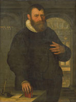 Attributed to Jan Claesz. Portrait of Bartholomeus van der Wiere (1534-1603)
