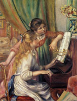 Pierre-Auguste Renoir Young Girls at the Piano