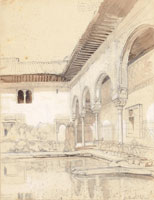 John Frederick Lewis Patio de los Arrayanes, Alhambra