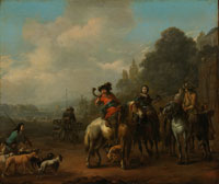 Johannes Lingelbach The Return from the Hunt