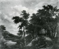 Jacob van Ruisdael - Landscape with a Glade of Trees