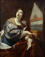 After Simon Vouet Saint Cecilia