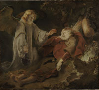 Ferdinand Bol Angel Appearing to Elijah