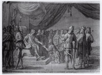Gerard van Honthorst - Frode Fredegod Hailed by Many Kings