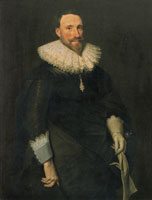 Michiel Jansz. van Mierevelt Pieter Cornelisz. Hooft, Poet and Playwright