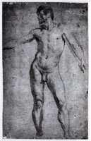 Gerard van Honthorst - Male Figure Study