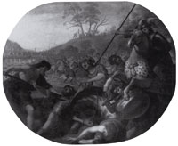 Gerard van Honthorst - Battle between the Cimbri and the Romans