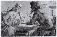 Gerard van Honthorst - Christ and Nicodemus