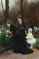 Marie-François-Firmin Girard - Le Jardin de la marraine (Godmother's Garden)