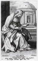 Karel de Mallery after Maerten de Vos - The Profetess Hannah