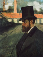 Edgar Degas - Portrait of Stanislas-Henri Rouart