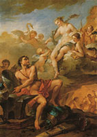 Charles-Joseph Natoire - Venus Requesting Vulcan to Make Arms for Aeneas