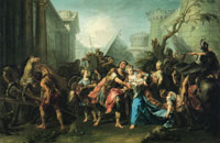 Jean Restout - Hector Taking Leave of Andromache