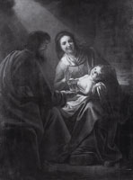Gerard van Honthorst - Holy Family with Joseph