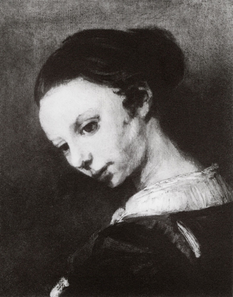 Copy after Rembrandt - Study of a Young Woman