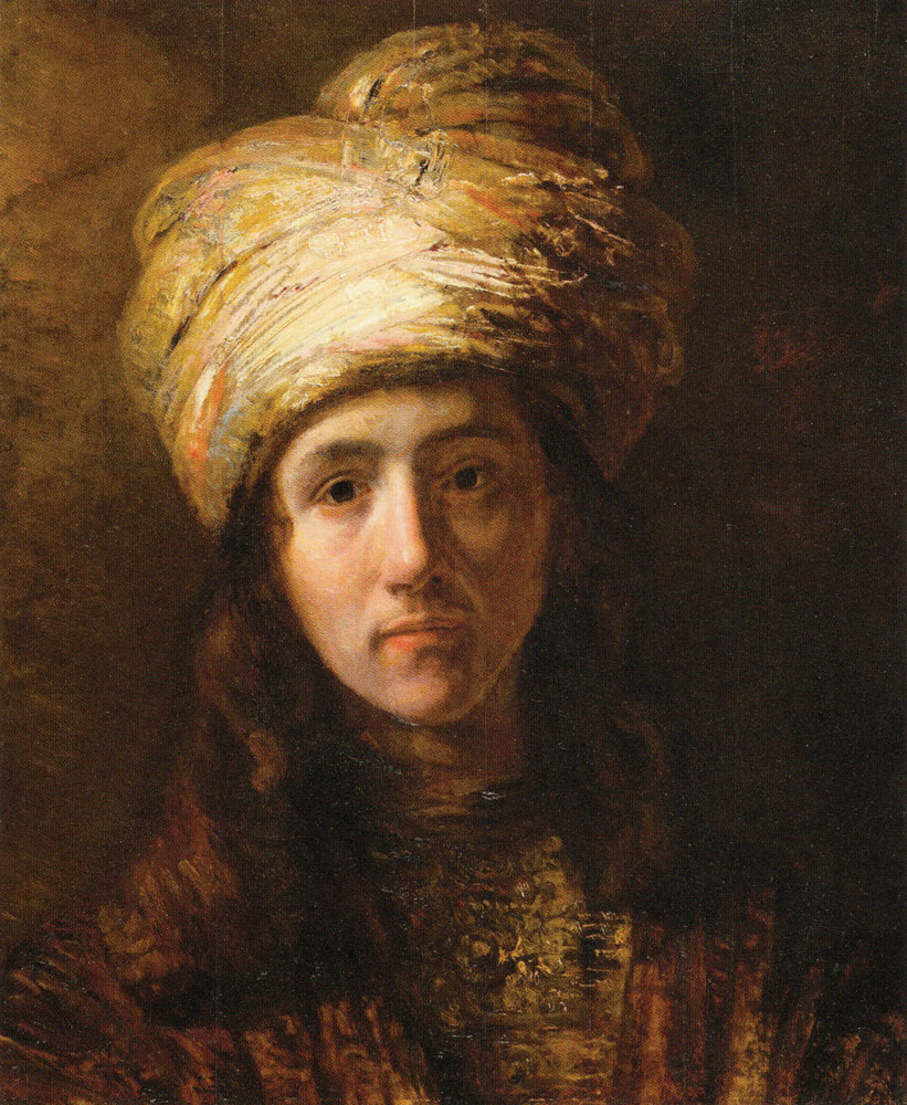 Follower of Rembrandt - Young Man with a Turban
