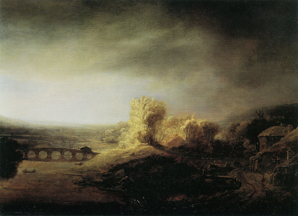 Govert Flinck - Landscape with a Bridge
