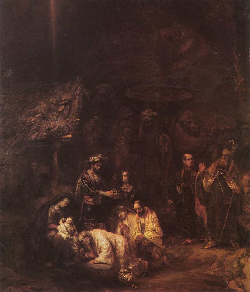 Follower of Rembrandt - The Adoration of the Magi