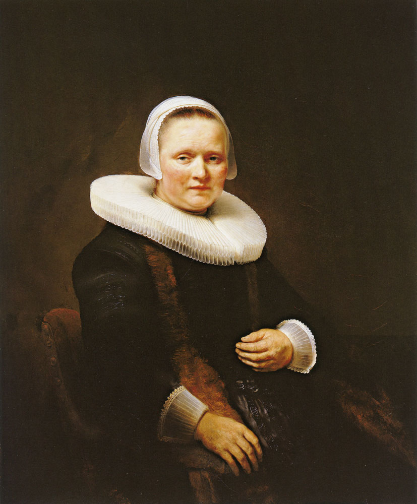 Rembrandt - Portrait of Anna Wijmer