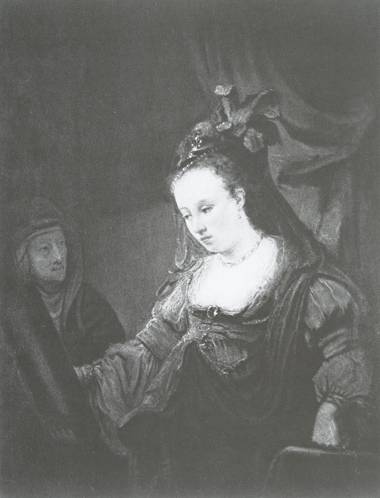 Formerly attributed to Rembrandt - Bathsheba at her Toilet