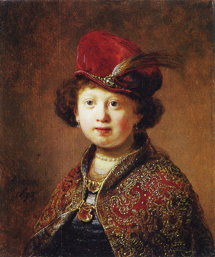 Studio of Rembrandt - A Boy in Fanciful Costume
