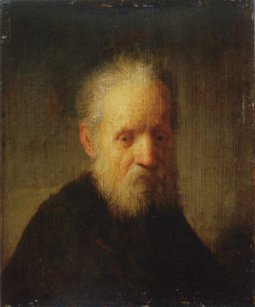 Circle of Rembrandt - Bust of an old man
