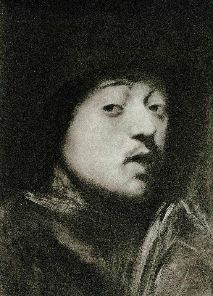 Style of Rembrandt - Bust of a Young Man