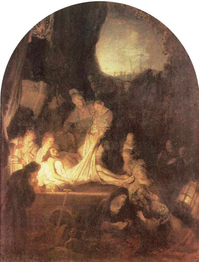 Rembrandt - The Entombment