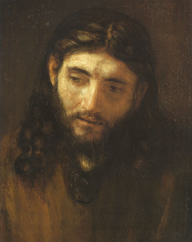 Rembrandt and Studio - Head of Christ