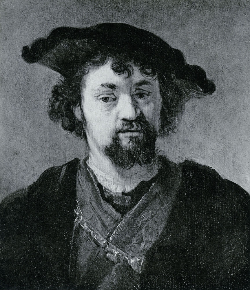 Formerly attributed to Rembrandt - Portrait of a Man