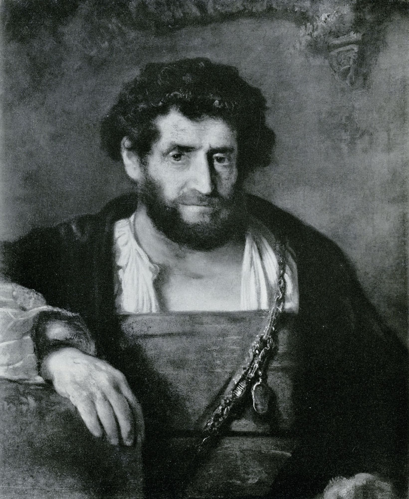 Formerly attributed to Rembrandt - A Man with a Gold Chain