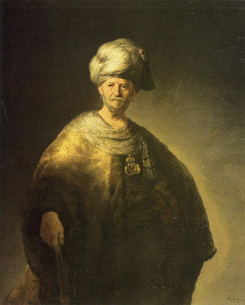Rembrandt - Man in oriental dress